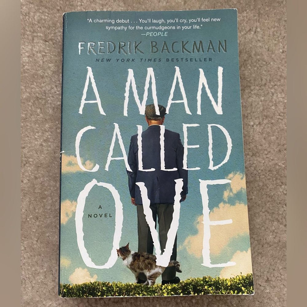 “A Man Called Ove,” lightly used book. No writing or markings inside.
